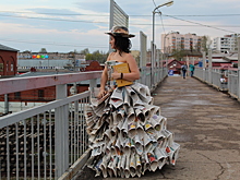 Газетная леди: как «Вечерняя Москва» вдохновила людей на необычный креатив