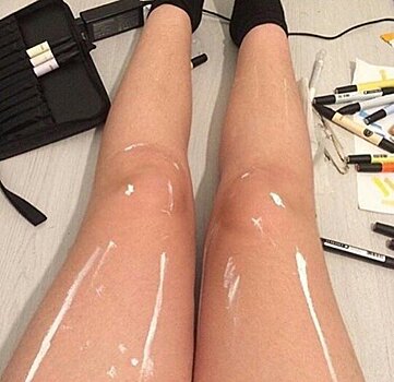Пользователей соцсетей сбила с толку иллюзия с женскими ногами