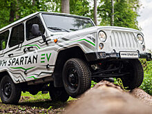 Электрический UAZ Hunter протестировали в России после доработки MV Motors в Чехии