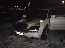 В Абхазии загорелся автомобиль судьи Верховного суда