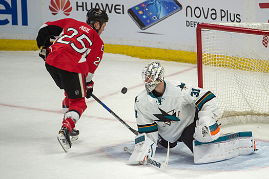 "Сан-Хосе" разгромил "Оттаву" в матче регулярного чемпионата НХЛ
