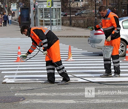 Дорожную разметку в Нижнем Новгороде будут наносить в основном пластиком