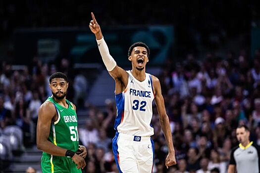 Баскетбол, Олимпиада-2024, Франция — Бразилия, 78:66: обзор и статистика матча, Виктор Вембаньяма, ОИ-2024, позор Франции