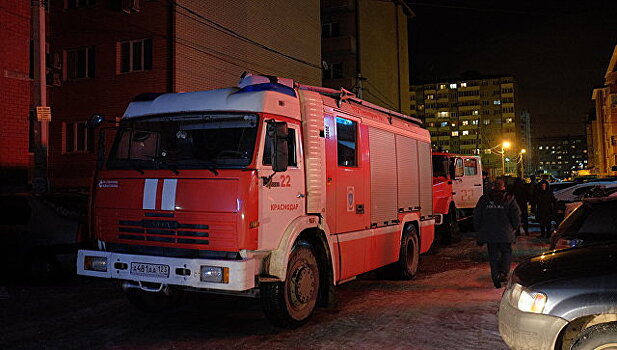 Крупный пожар в жилом доме в Краснодаре локализован