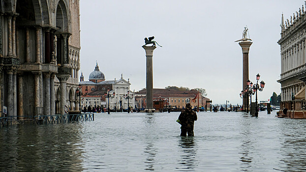 Итальянские метеорологи объяснили феномен "высокой воды" в Венеции
