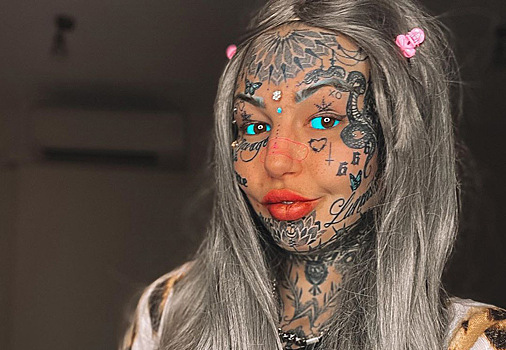 Девушка-«белый дракон» раскрыла истинную причину, почему покрыла тело татуировками