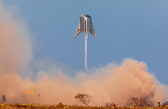 Пепелац Илона Маска: компания SpaceX успешно испытала устройство Starhopper