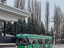 В Курске проходит обкатку новый уникальный троллейбус -«гармошка»