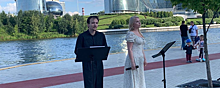 В Красногорске прошел вечер с участием актеров Артура Бобринева и Полины Андреевой