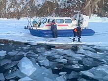 Одного туриста спасли из ушедшей под лед Байкала «буханки»