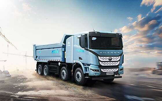 В России начали рекламировать электрические самосвалы