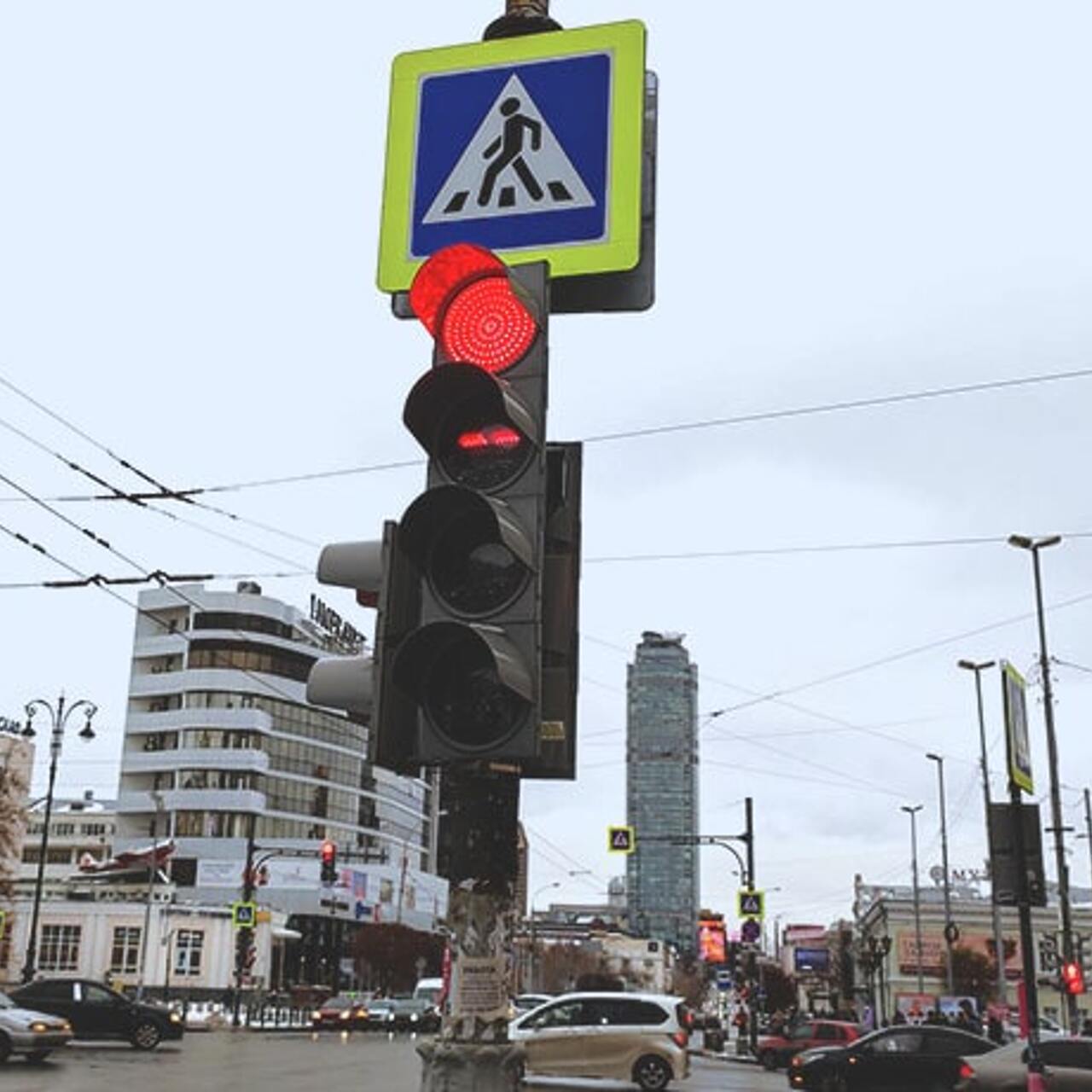Фото проезда на красный свет