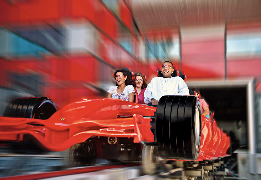 Развлекательный парк Ferrari World, Абу-Даби, ОАЭ, Ближний Восток