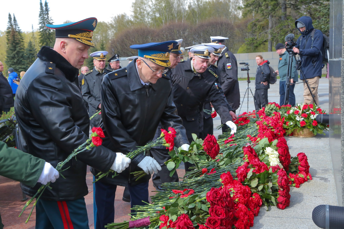 В ВКА имени А. Ф. Можайского состоялся ряд праздничных мероприятий, посвященных 79-й годовщине Победы в Великой Отечественной войне