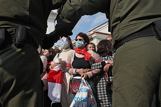 На протестах в Белоруссии 13 сентября задержали больше ста человек