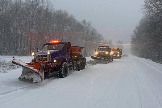 Снежный циклон накрыл Хабаровский край