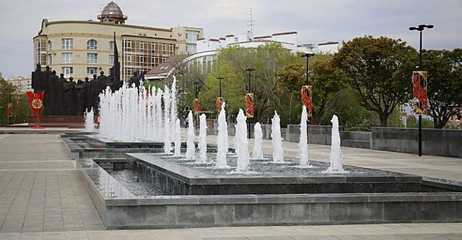 Завершён основной комплекс работ на площади Победы города Воронежа