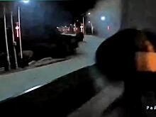 Легковушка чудом не влетела в жилище на повороте автомагистрали