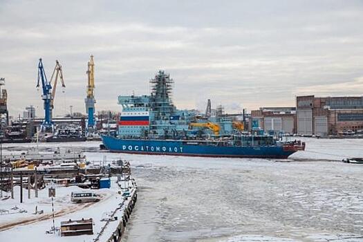 Атомный ледокол «Арктика» отправился в первый рейс в сторону Ямала