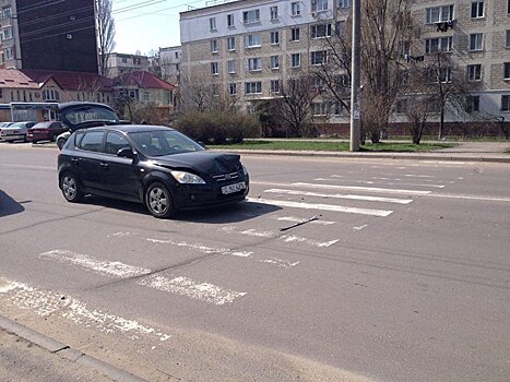 ДТП в Кишиневе: машины столкнулись на пешеходном переходе