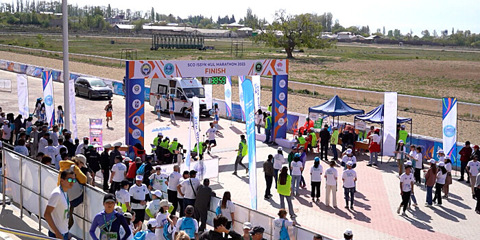 На старт Иссык-Кульского марафона ШОС вышли три тысячи спортсменов из более 20 стран мира