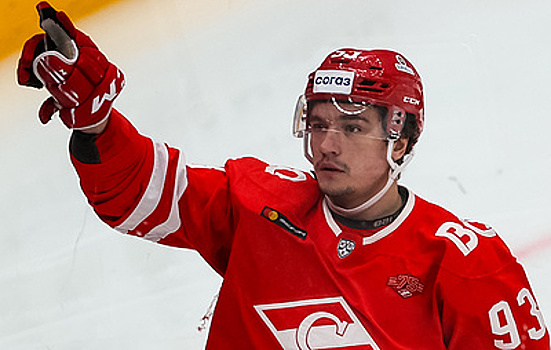 Хохлачев установил рекорд среди игроков "Спартака" по количеству голов в КХЛ