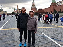 Под стенами Кремля пробежал пенсионер из Здвинского района