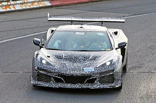 Следующий Corvette ZR1 Twin-Turbo V8 появился на шпионских фотоснимках