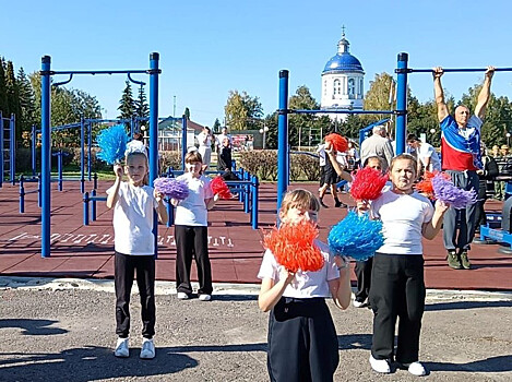 В Бондарском муниципальном округе открыли площадку ГТО и шахматный клуб