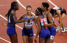 Женская сборная США взяла золото на ЧМ по легкой атлетике