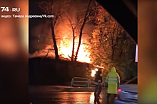 Зарево было видно издали: на «Алом поле» в Челябинске сгорел дом