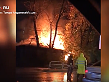 Зарево было видно издали: на «Алом поле» в Челябинске сгорел дом