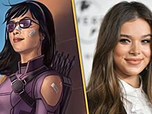 На новых фото со съемок «Соколиного Глаза» можно рассмотреть костюм Кейт Бишоп 