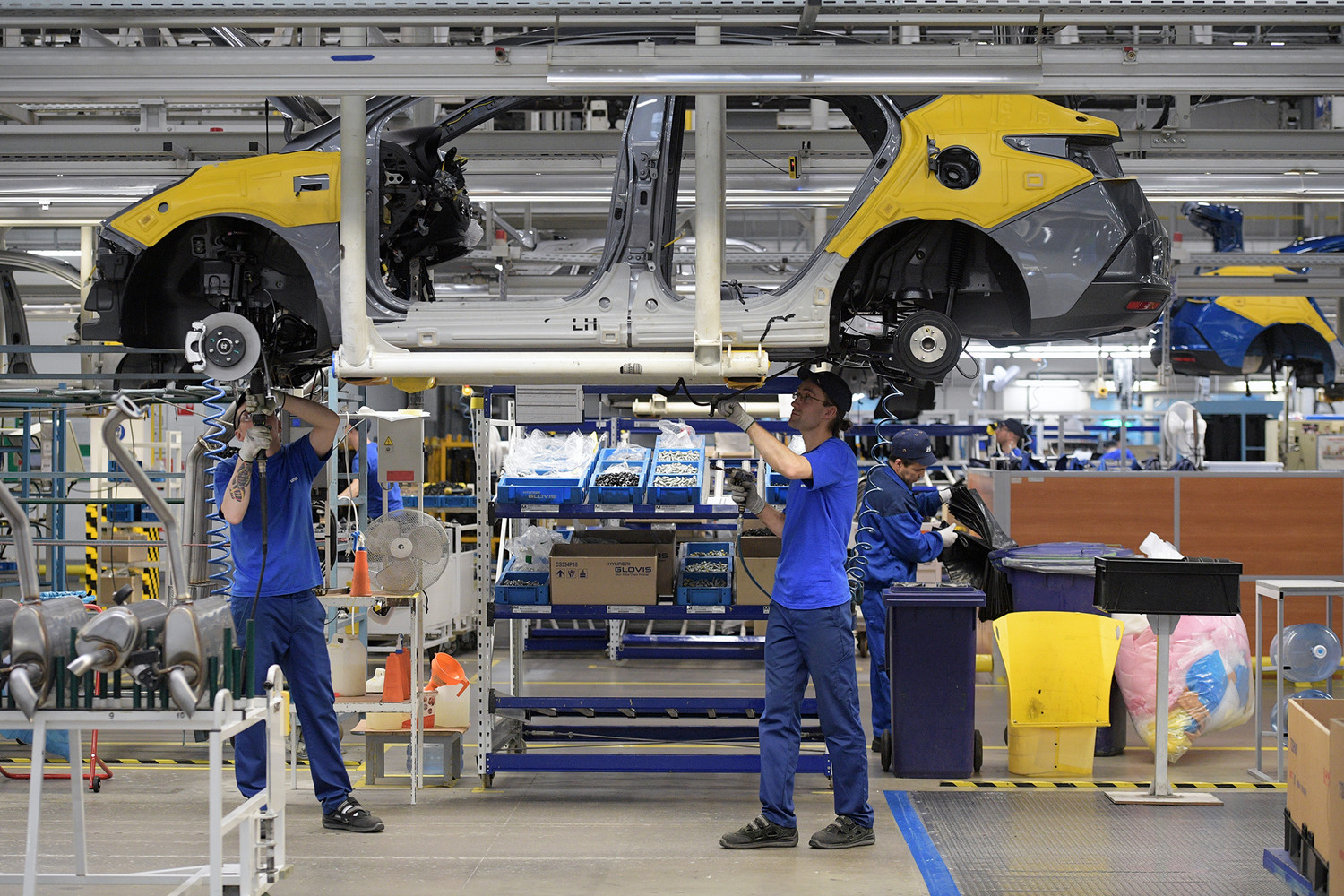 «Русский автомобиль»: завод двигателей Hyundai в России возобновляет работу