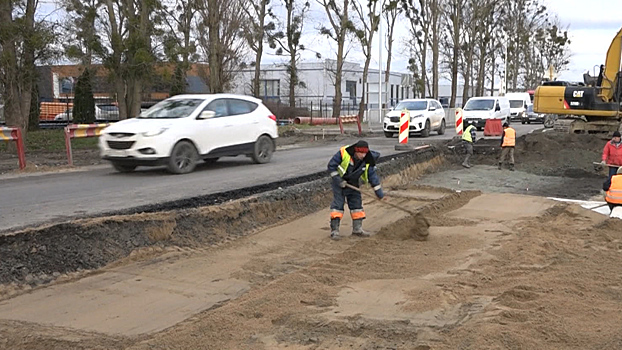 В Калининграде на ул. Гагарина меняется движение в связи с ремонтными работами