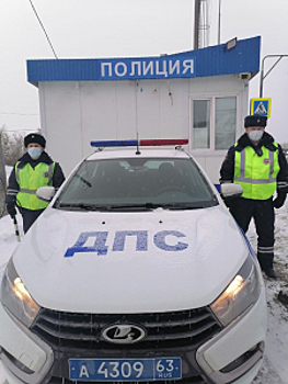 Самарские автоинспекторы оперативно доставили в больницу мужчину с плохим самочувствием