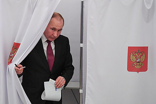Путин отдал голос на выборах мэра Москвы