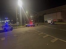 Две легковушки столкнулись на Комсомольской площади ночью 13 августа
