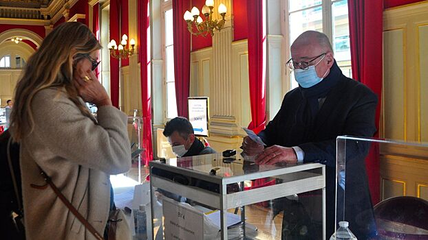 Во Франции огласили итоги первого тура президентских выборов