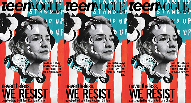 Хиллари Клинтон стала приглашенным редактором Teen Vogue