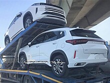 В России впервые заметили новый компактный кроссовер CheryExeed
