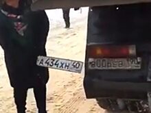 Полиция нашла владельца грузовика с двойными номерами