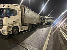 Крупное ДТП с участием автобусов сняли на видео в Нижегородской области