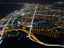 Город не хочет засыпать: волгоградский фотограф показал красоту ночного города с высоты