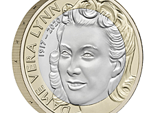 Певица Вера Линн на биметаллических 2 фунтах