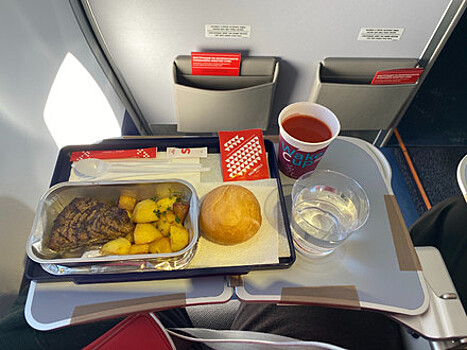 Авиакомпания Red Wings запустила услугу продажи питания на рейсах из «Кольцово»