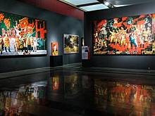 В Музее Победы работает выставка работ выпускников Санкт-Петербургской Академии Художеств «Путь воина»