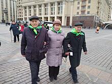 Ветераны района Люблино стали участниками марша в честь годовщины парада на Красной площади 1941года