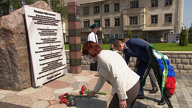 В Нестеровском районе открыли новый памятный знак, посвящённый советским пограничникам