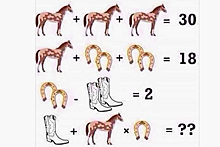 Детская задачка про жеребцов посеяла раздор в соцсетях